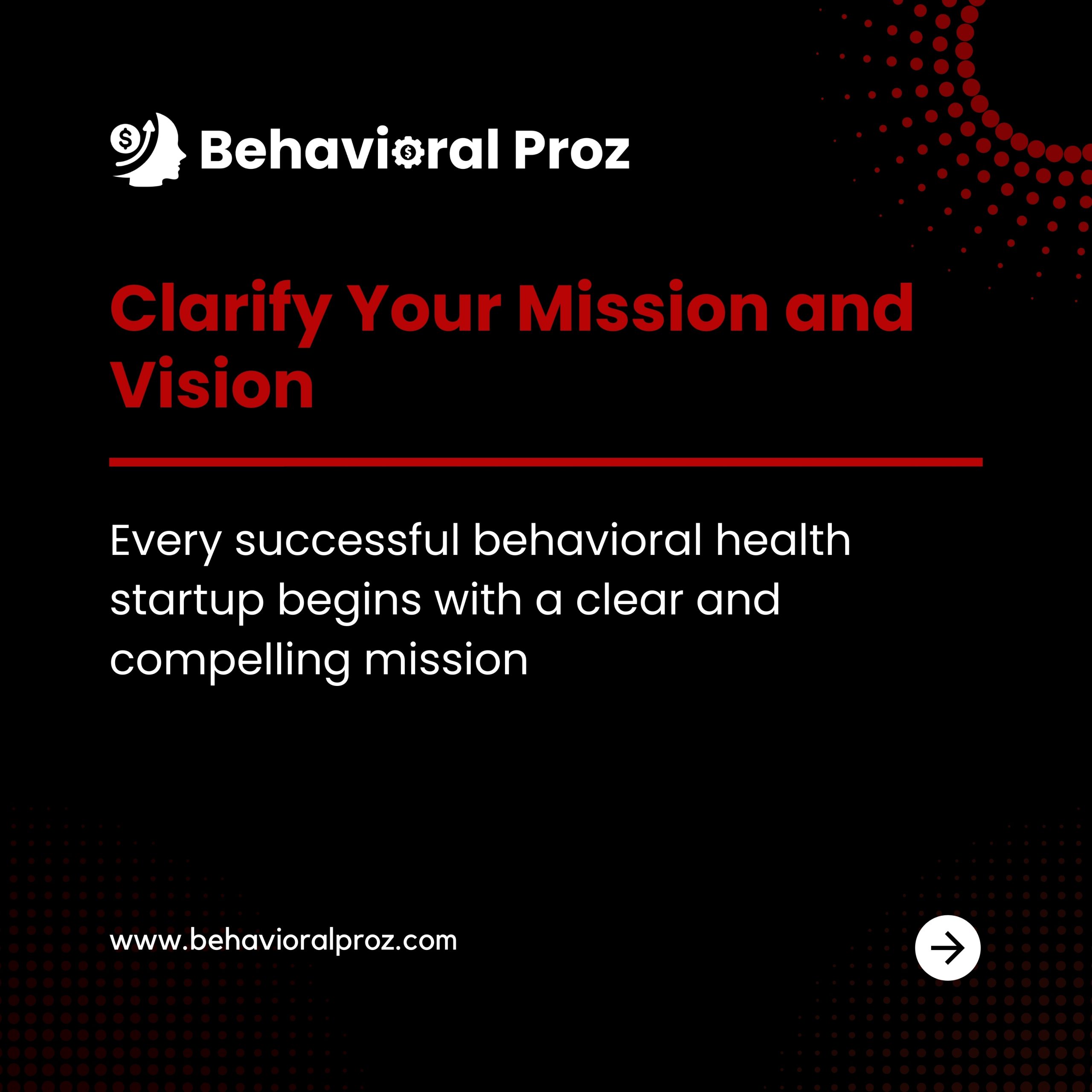 Behavioral health startup