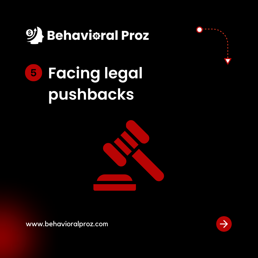 Facing legal pushbacks