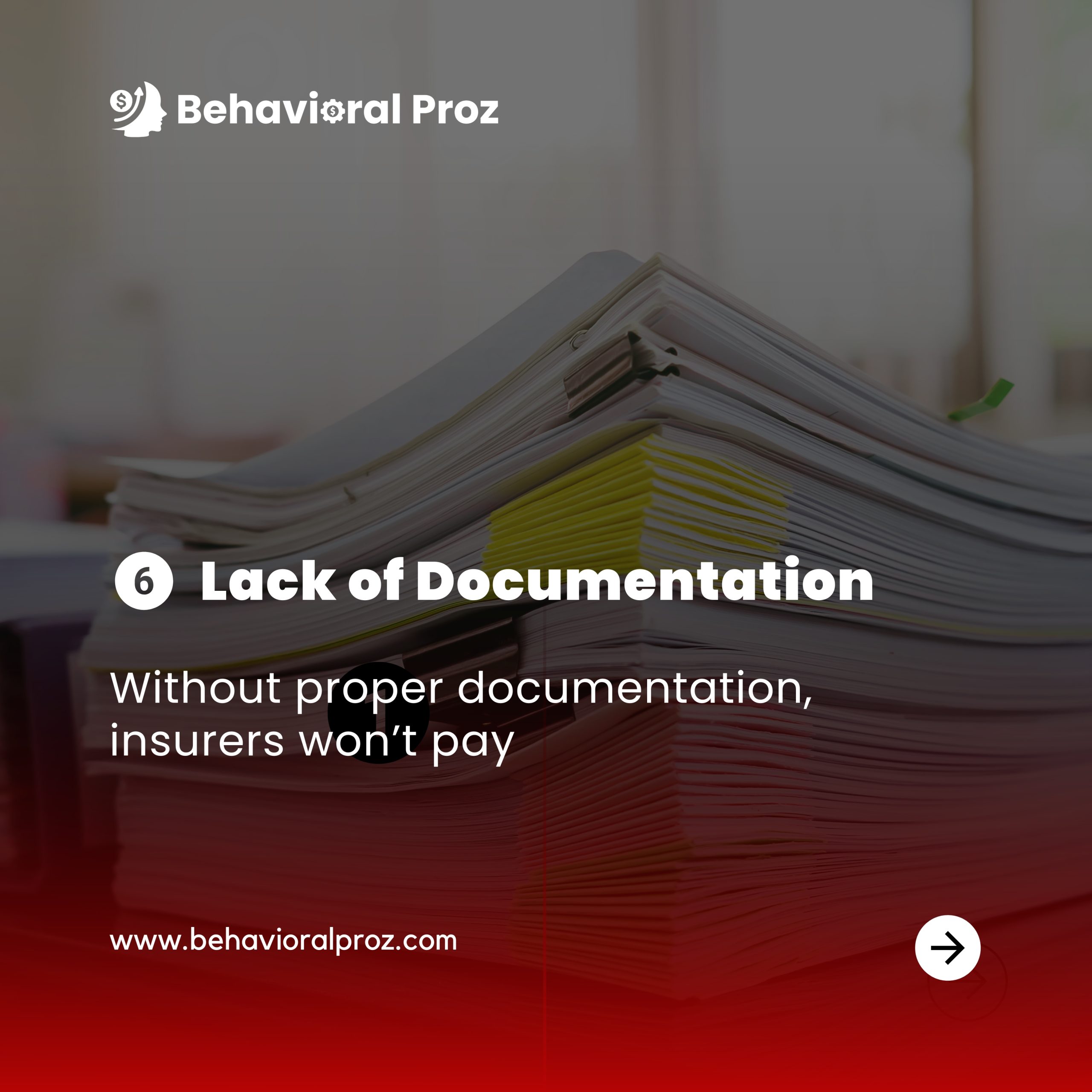 Missing documentation causes denials
