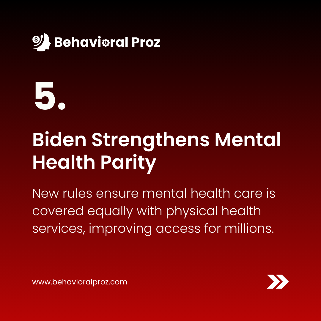 New rule for mental health care