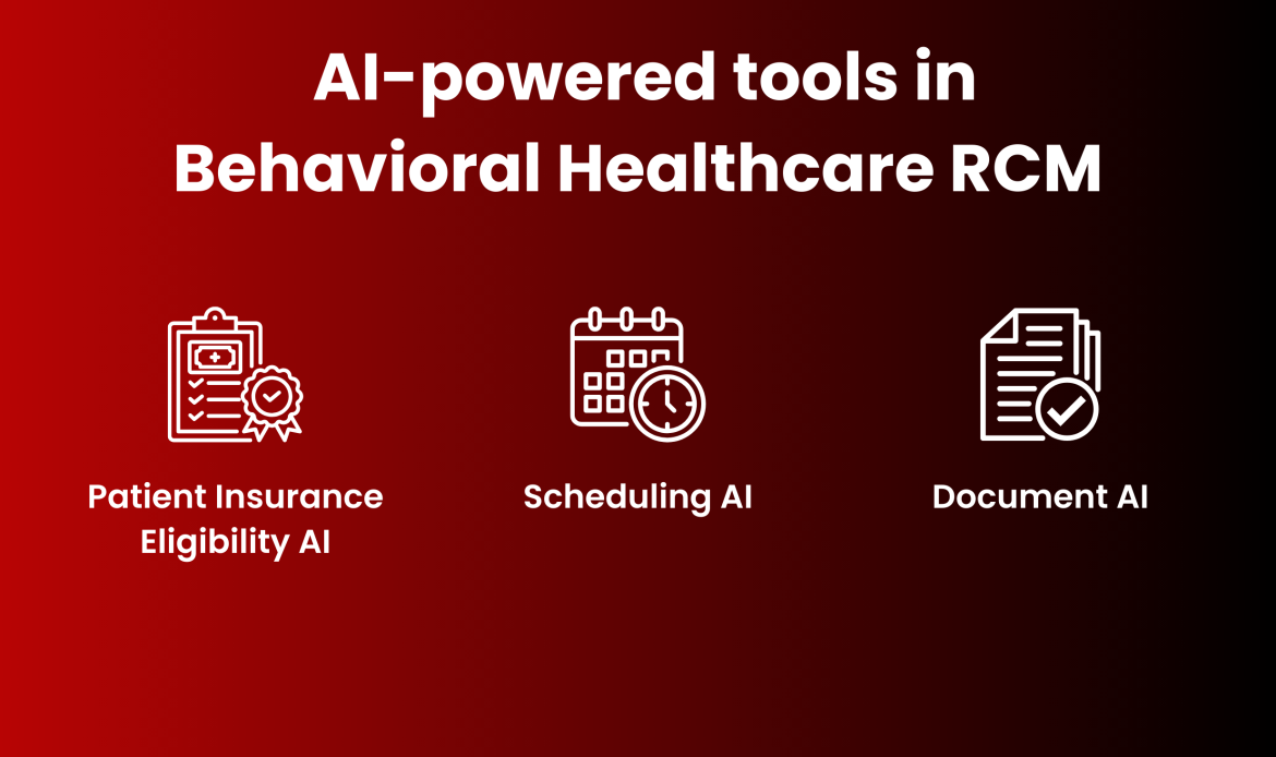 AI tools in behavioral healthcare RCM