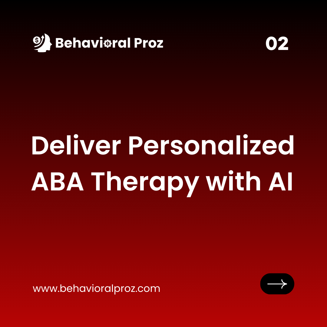 Personalized ABA therapy with AI