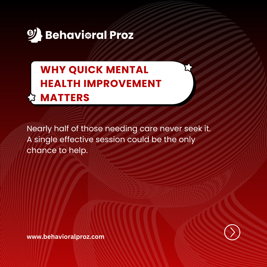 Quick Mental Health Improvement
