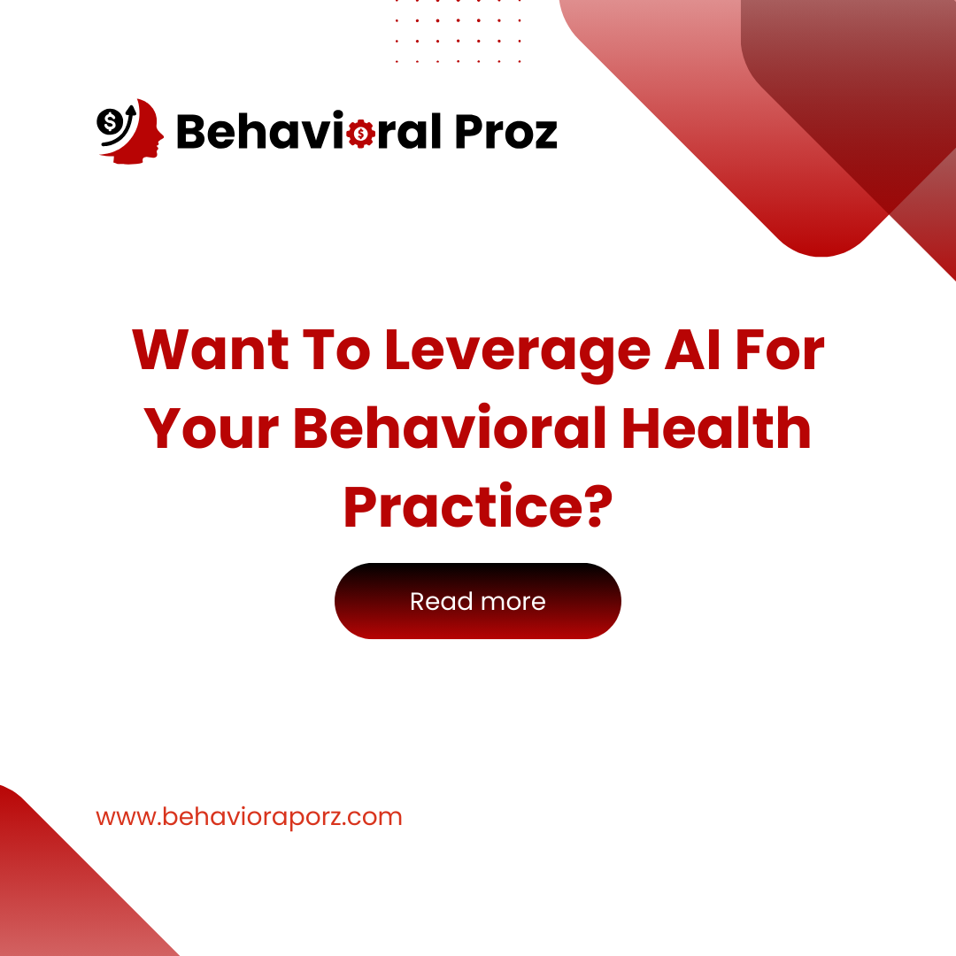 Behvaioral health AI