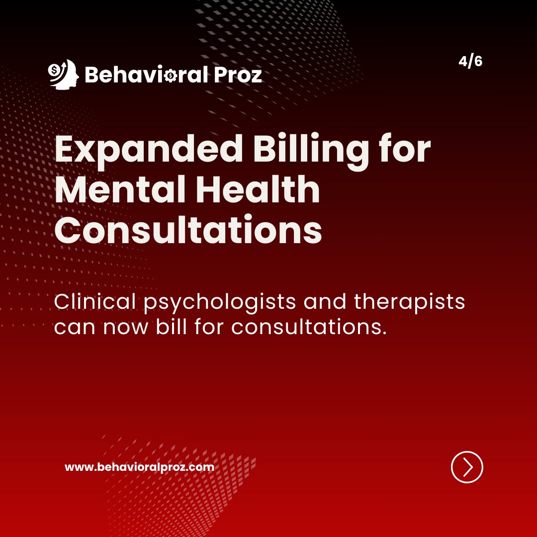 Billing for Mental Health Consultations
