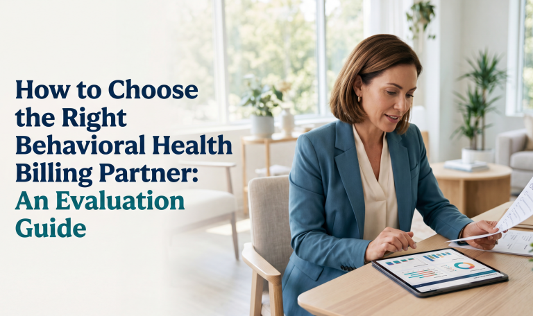 How to Choose the Right Behavioral Health Billing Partner