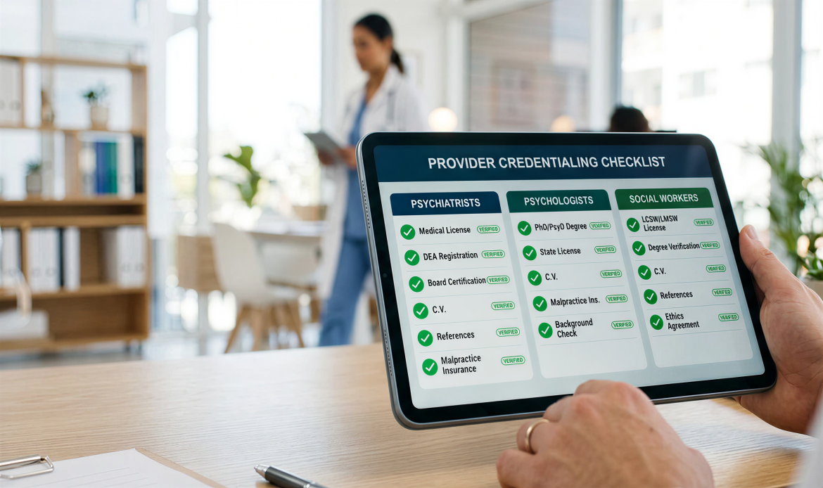 Behavioral Health Credentialing Requirements