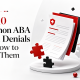 common aba claim denials