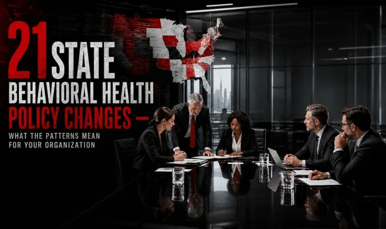 behavioral health policy updates